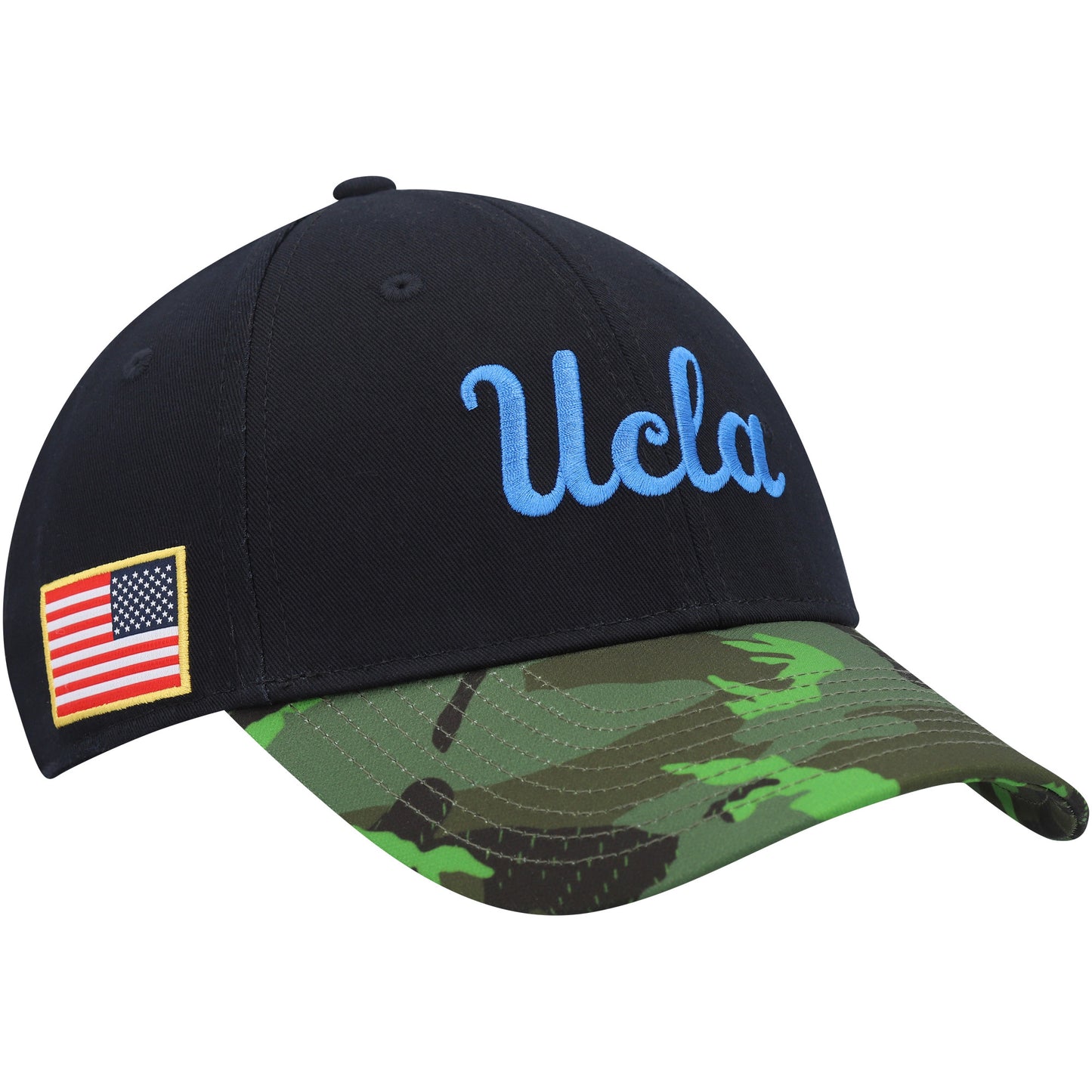 Men's Jordan Brand Black/Camo UCLA Bruins Veterans Day 2Tone Legacy91 Adjustable Hat