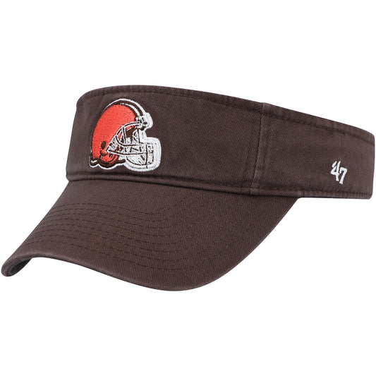 Men's '47 Brown Cleveland Browns Clean Up Visor