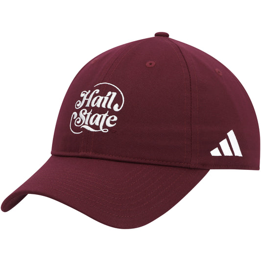 Men's adidas Maroon Mississippi State Bulldogs Slouch Adjustable Hat