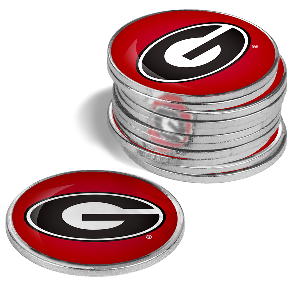 Georgia Bulldogs 12-Pack Golf Ball Marker Set