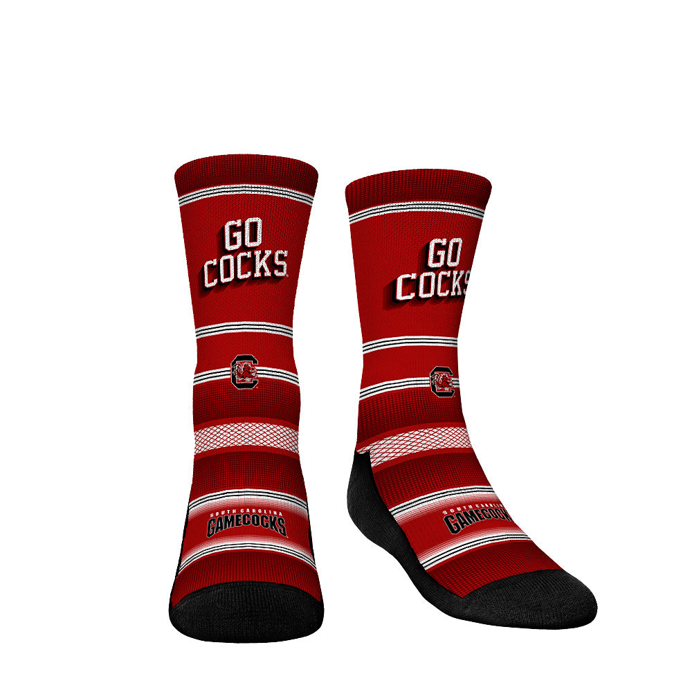 Youth Rock Em Socks South Carolina Gamecocks Team Slogan Crew Socks