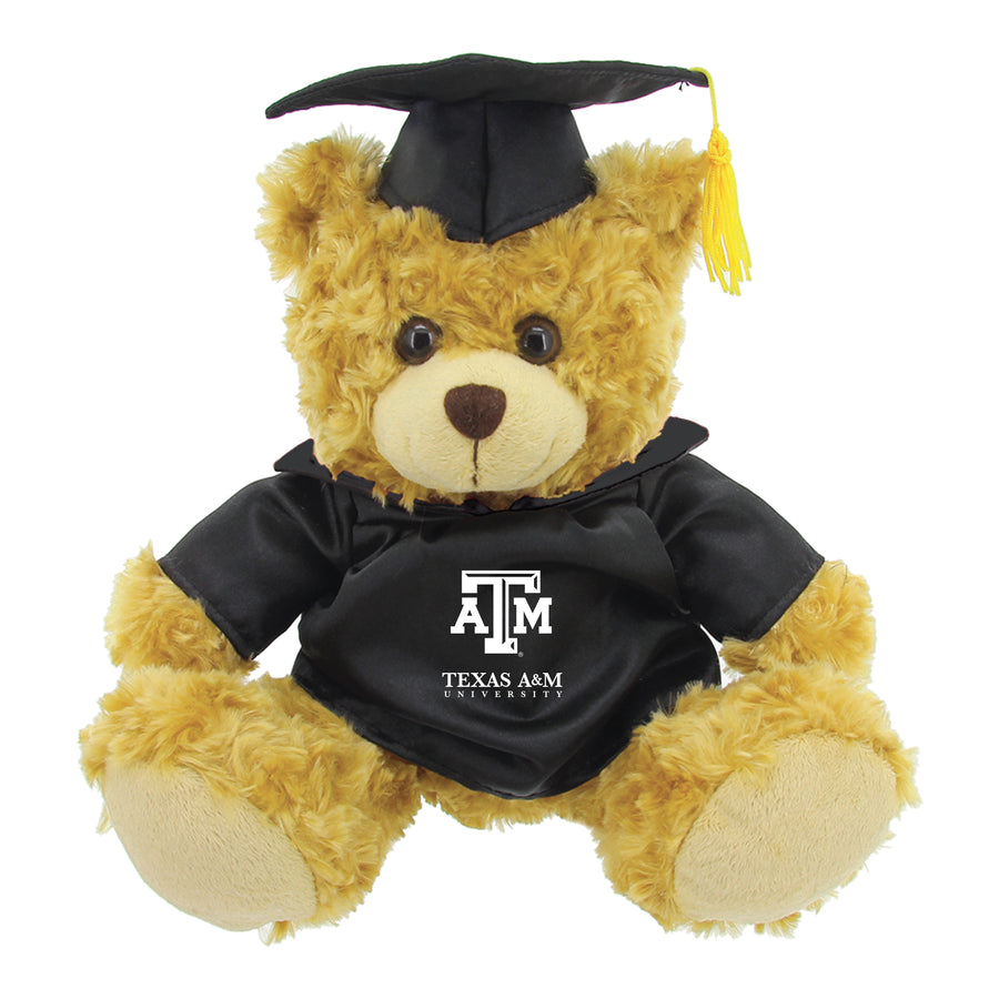 Black/Brown Texas A&M Aggies 12'' Graduation Plush Bear