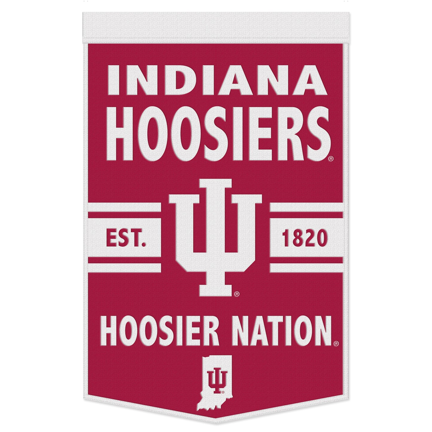 WinCraft Indiana Hoosiers 24" x 38" Slogan Banner