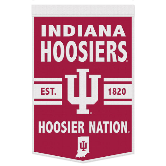 WinCraft Indiana Hoosiers 24" x 38" Slogan Banner