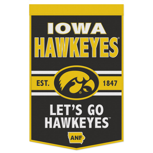 WinCraft Iowa Hawkeyes 24" x 38" Slogan Banner