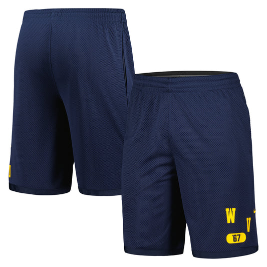 Men's Nike Navy West Virginia Mountaineers Wordmark Performance Shorts