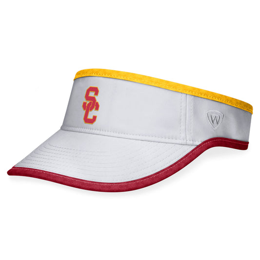 Men's Top of the World White USC Trojans Daybreak Adjustable Visor