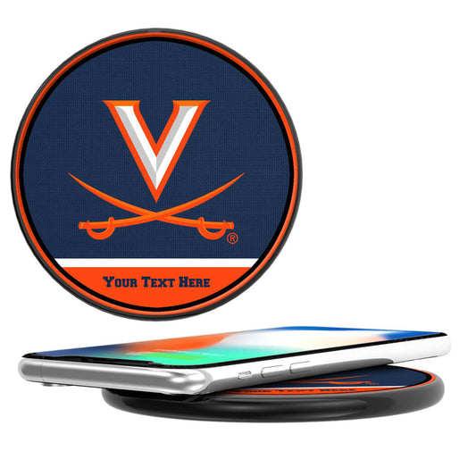 Virginia Cavaliers Personalized 10-Watt Wireless Phone Charger