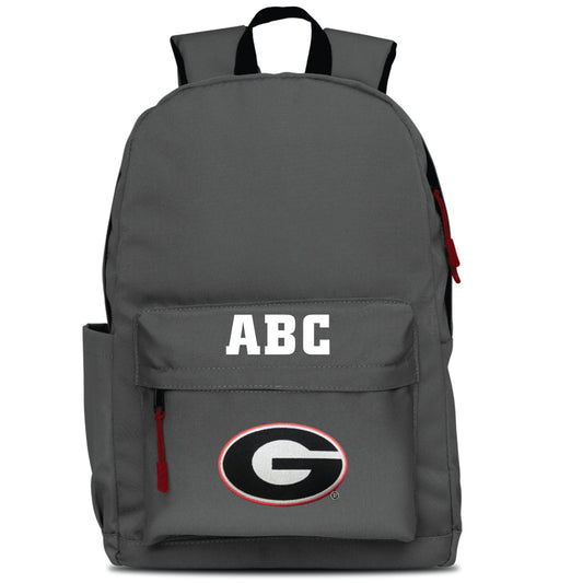 MOJO Gray Georgia Bulldogs Personalized Campus Laptop Backpack
