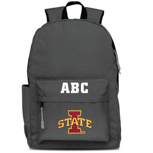 MOJO Gray Iowa State Cyclones Personalized Campus Laptop Backpack
