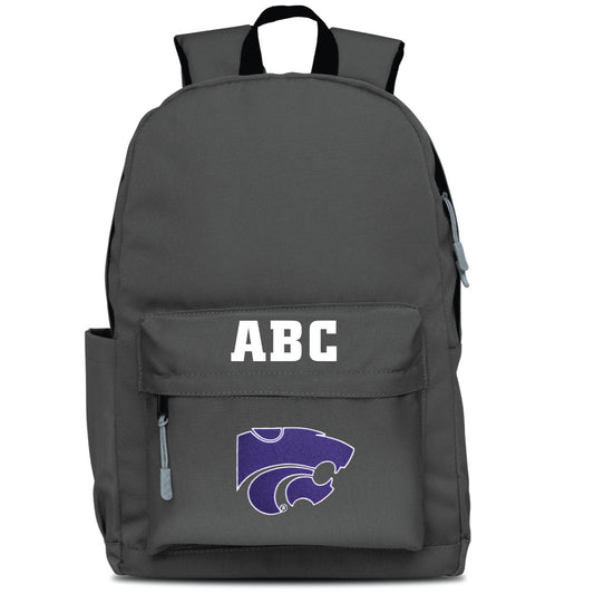 MOJO Gray Kansas State Wildcats Personalized Campus Laptop Backpack
