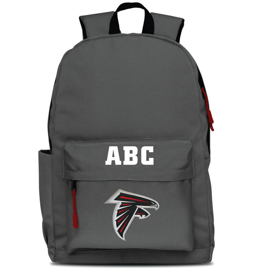 MOJO Gray Atlanta Falcons Personalized Campus Laptop Backpack