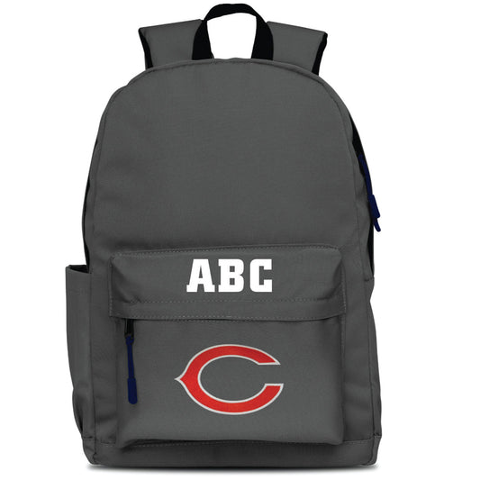 MOJO Gray Chicago Bears Personalized Campus Laptop Backpack