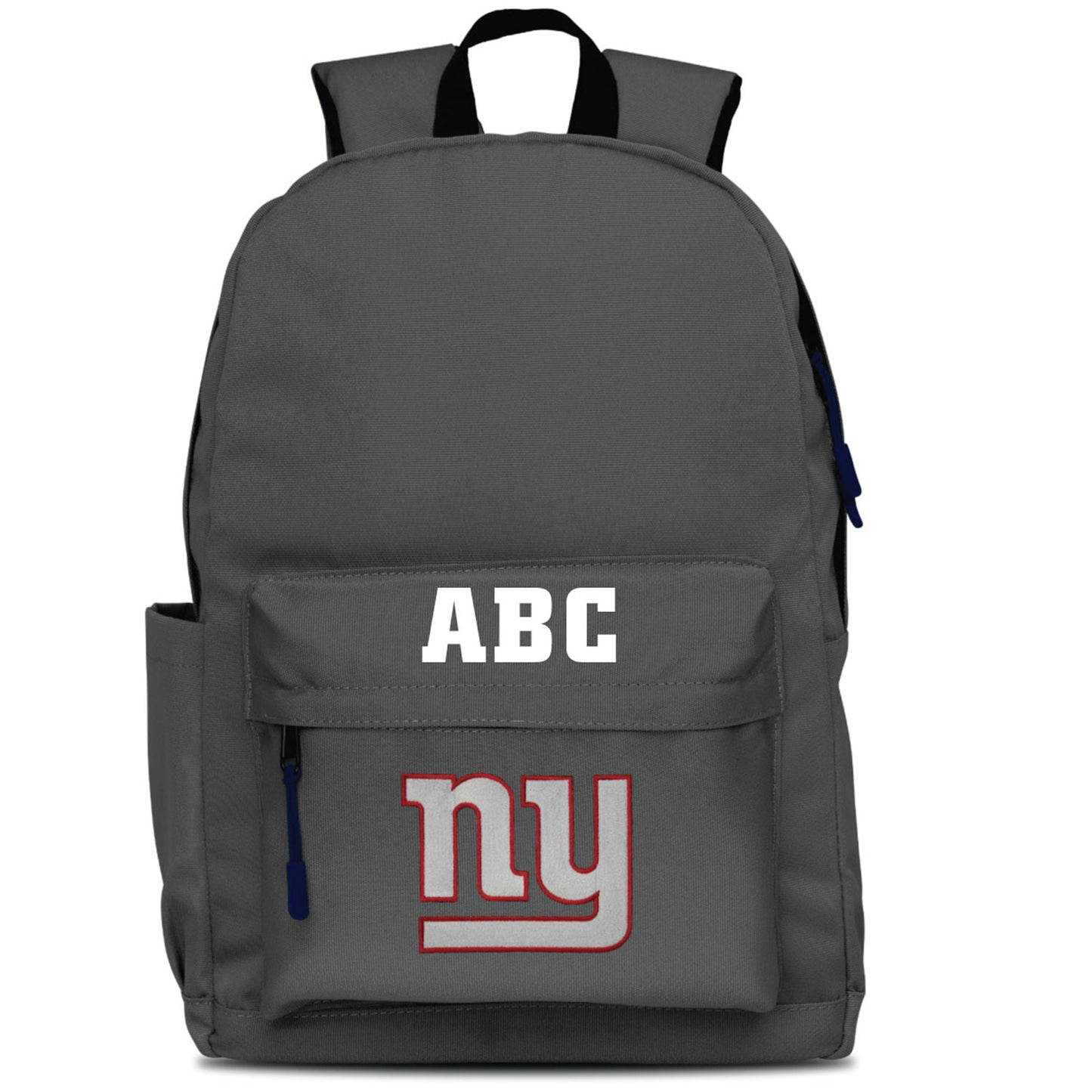 MOJO Gray New York Giants Personalized Campus Laptop Backpack