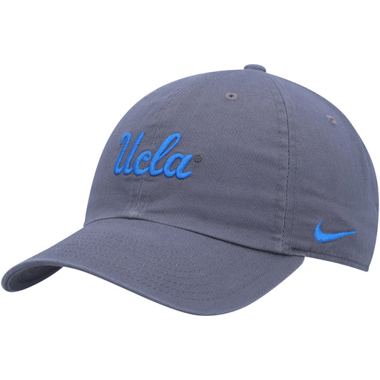 Men's Nike  Gray UCLA Bruins Hertiage86 Adjustable Hat