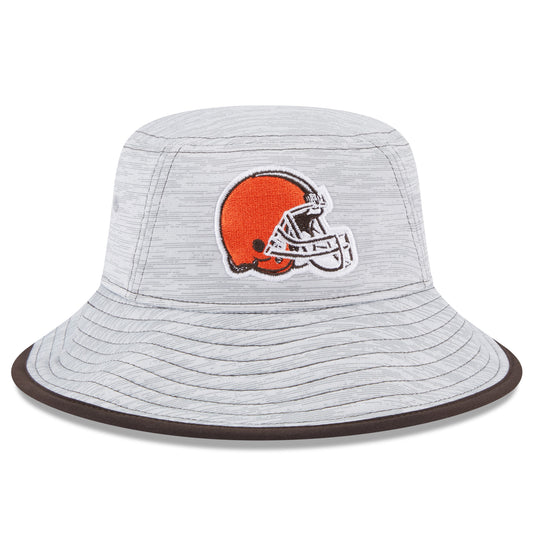 Men's New Era Gray Cleveland Browns Game Bucket Hat