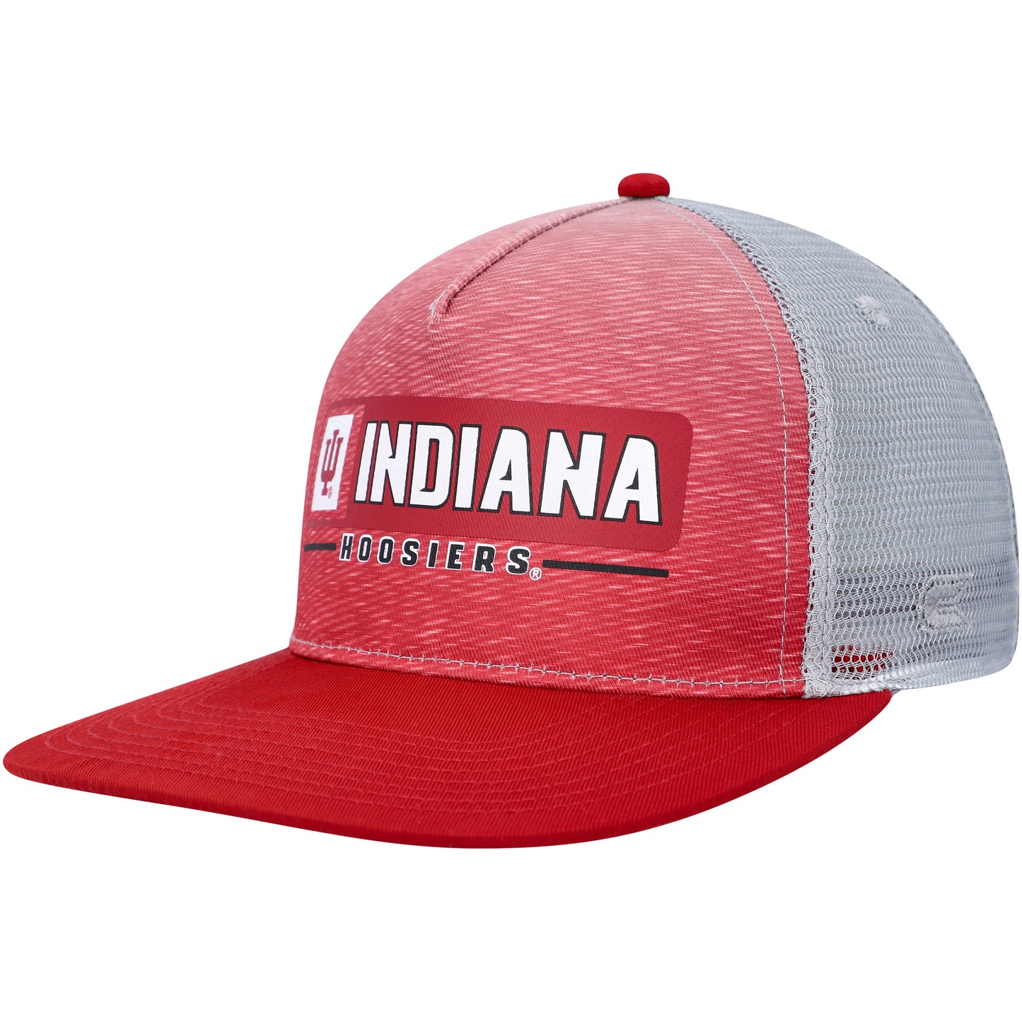 Men's Colosseum Crimson/Gray Indiana Hoosiers Snapback Hat