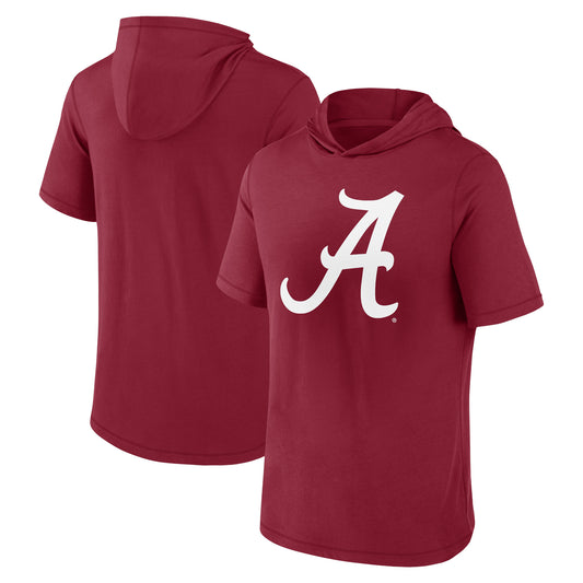 Men's Fanatics  Crimson Alabama Crimson Tide Primary Logo Hoodie T-Shirt