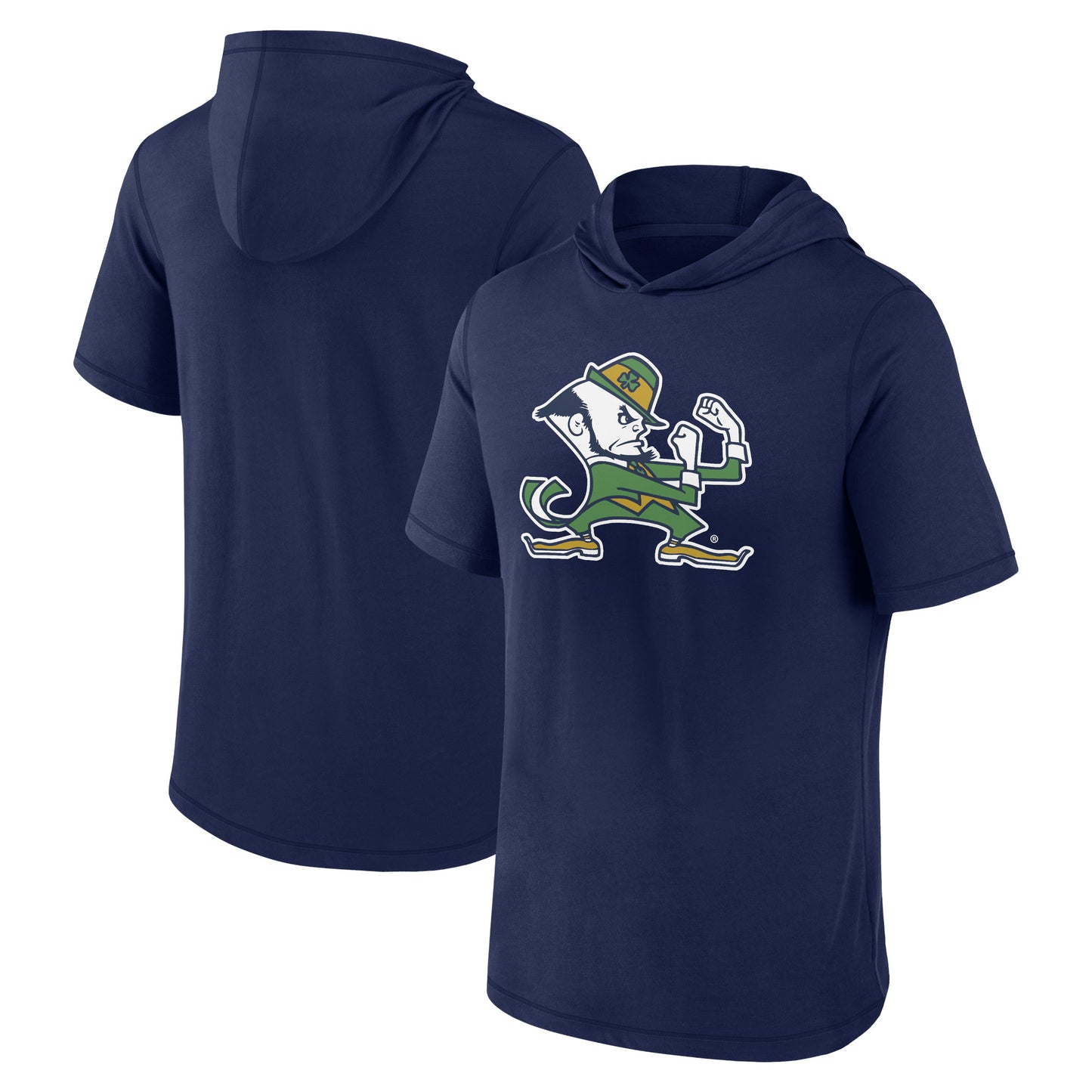 Men's Fanatics  Navy Notre Dame Fighting Irish Primary Logo Hoodie T-Shirt