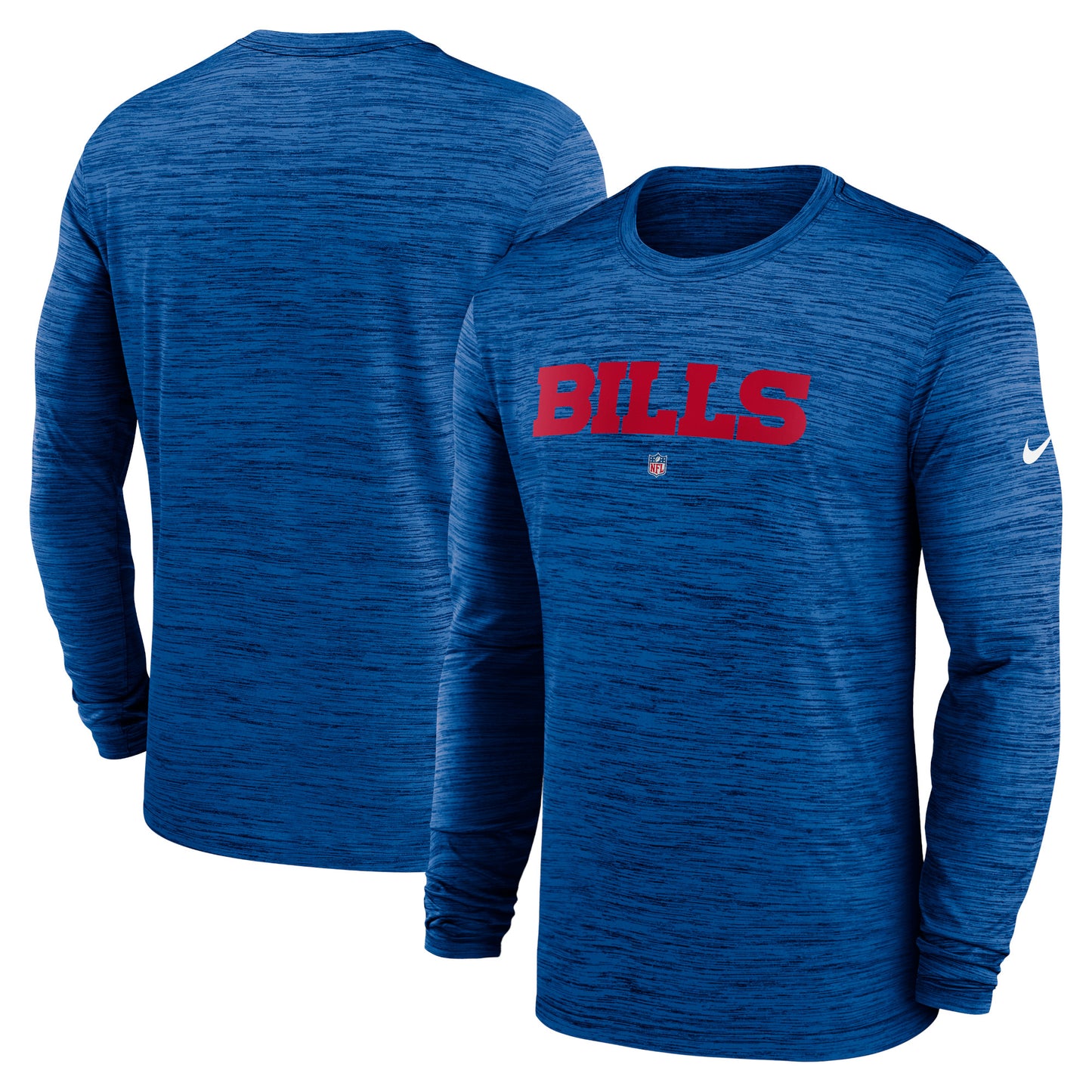 Men's Nike  Royal Buffalo Bills Sideline Team Velocity Performance Long Sleeve T-Shirt