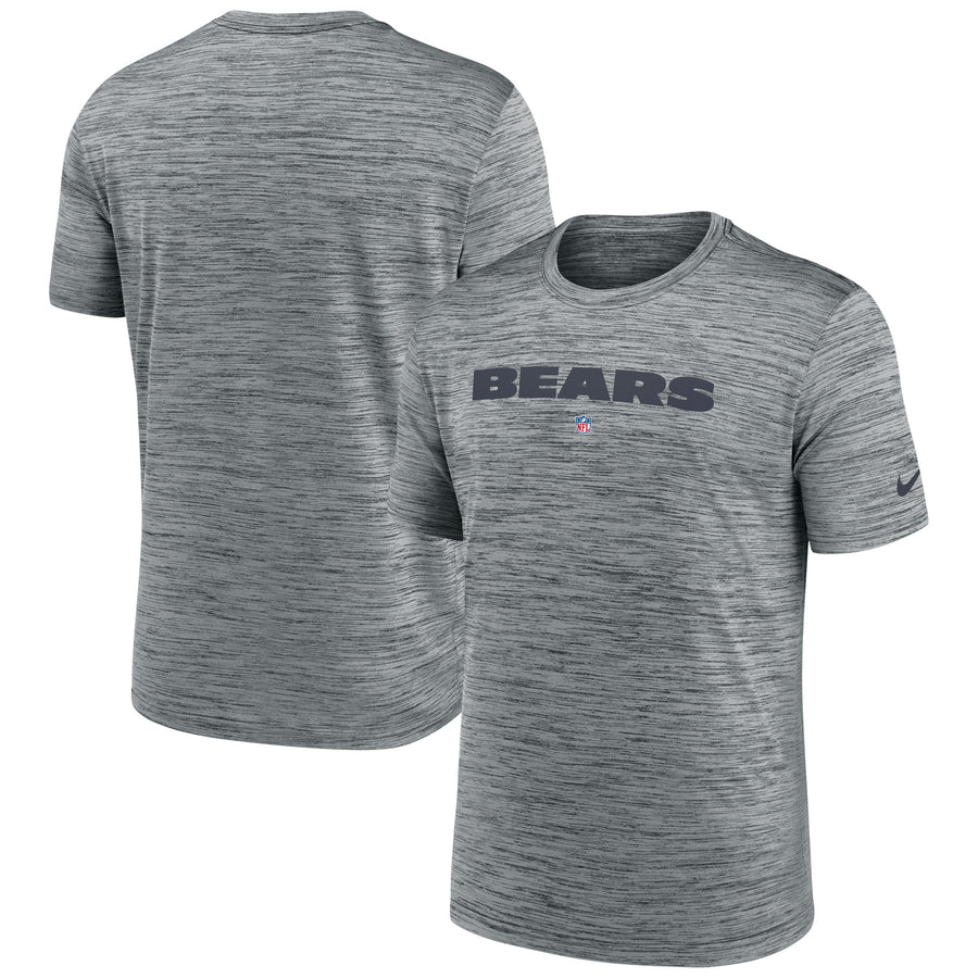Men's Nike Gray Chicago Bears Velocity Performance T-Shirt