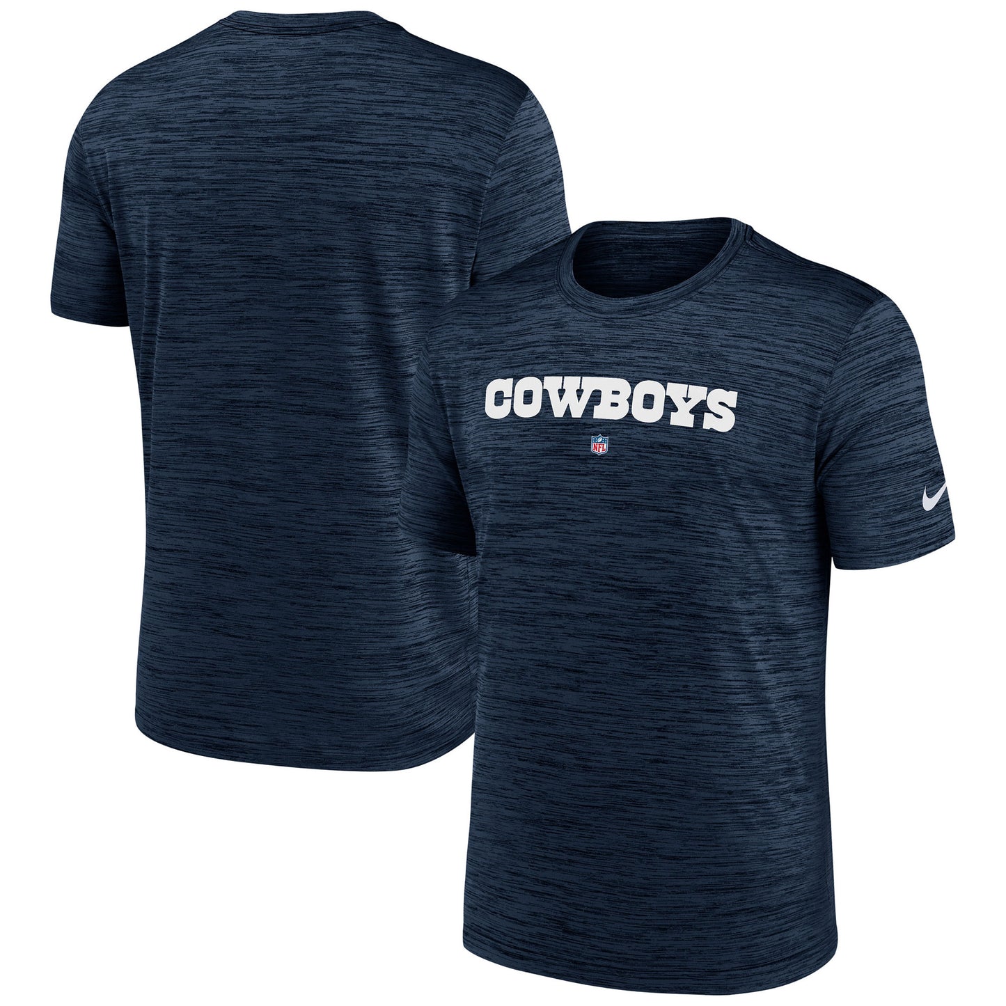 Men's Nike Navy Dallas Cowboys Velocity Performance T-Shirt