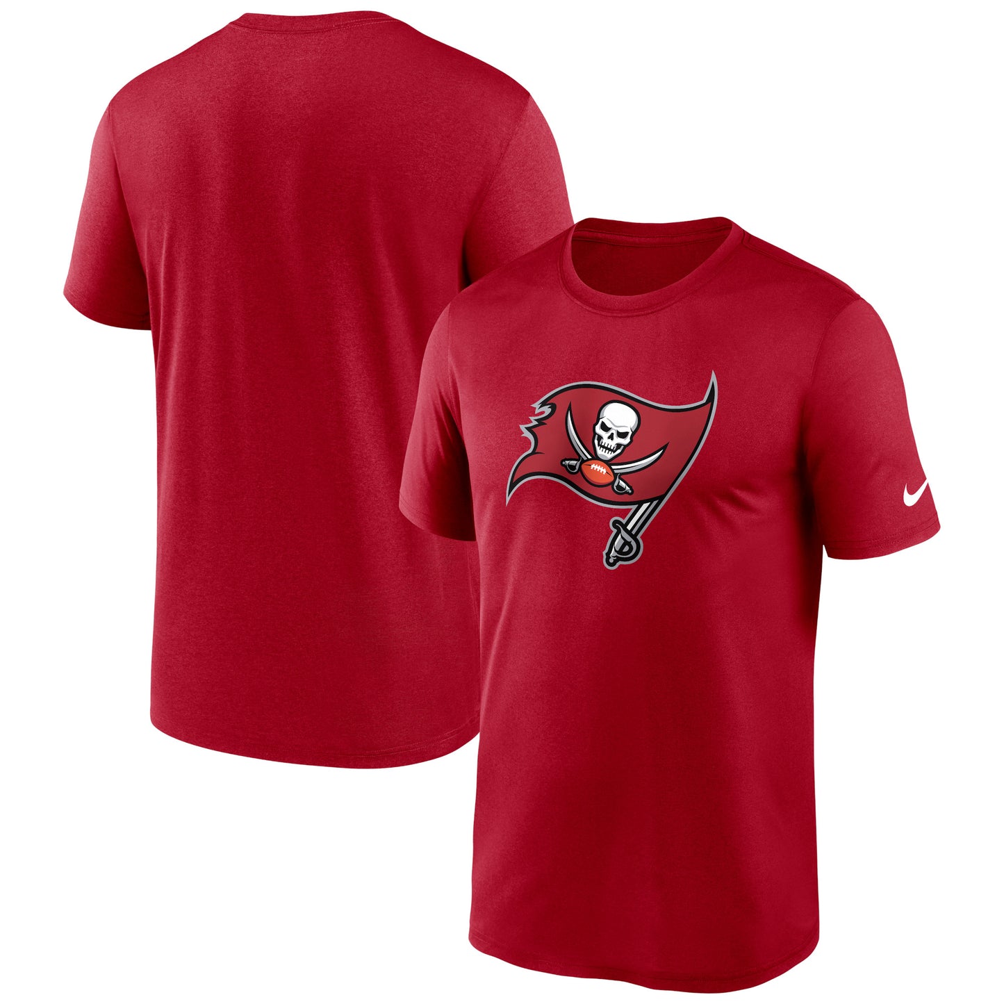 Men's Nike  Red Tampa Bay Buccaneers Legend Logo Performance T-Shirt