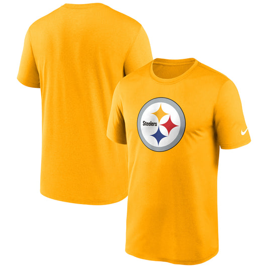 Men's Nike  Gold Pittsburgh Steelers Legend Logo Performance T-Shirt