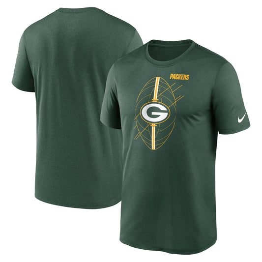 Men's Nike  Green Green Bay Packers Legend Icon Performance T-Shirt