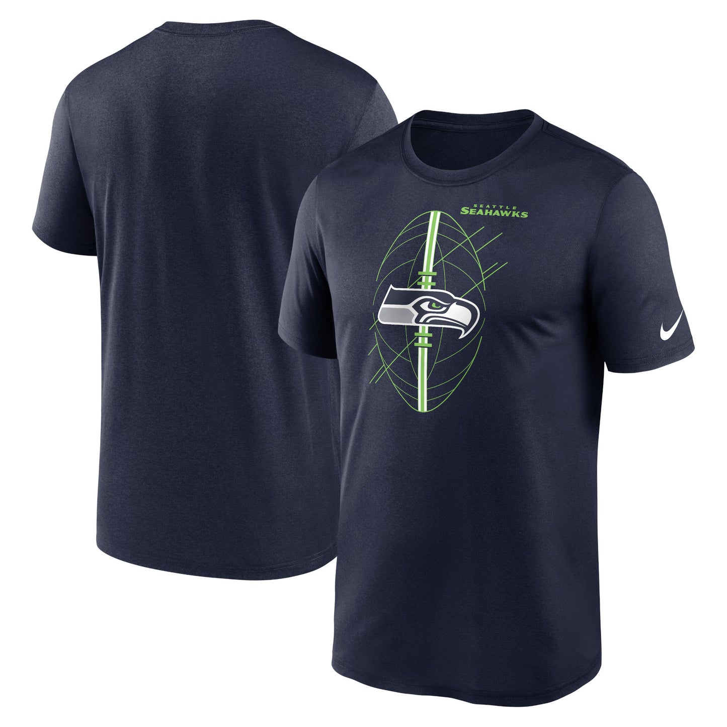 Men's Nike  College Navy Seattle Seahawks Legend Icon Performance T-Shirt