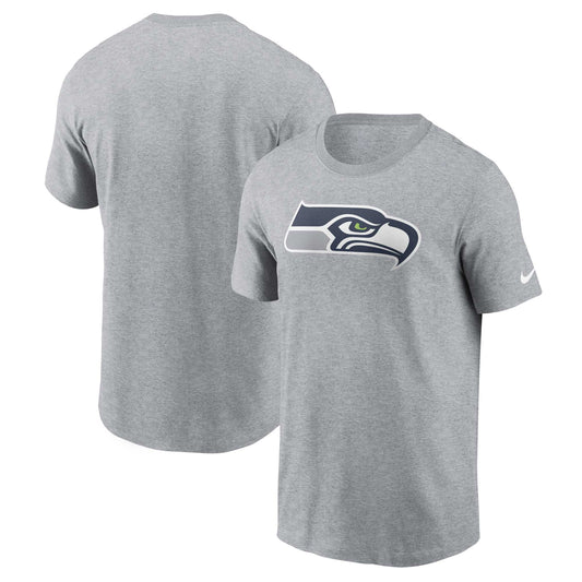 Men's Nike  Gray Seattle Seahawks Logo Essential T-Shirt