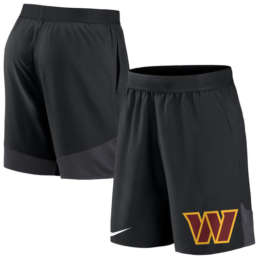 Men's Nike Black Washington Commanders Stretch Performance Shorts