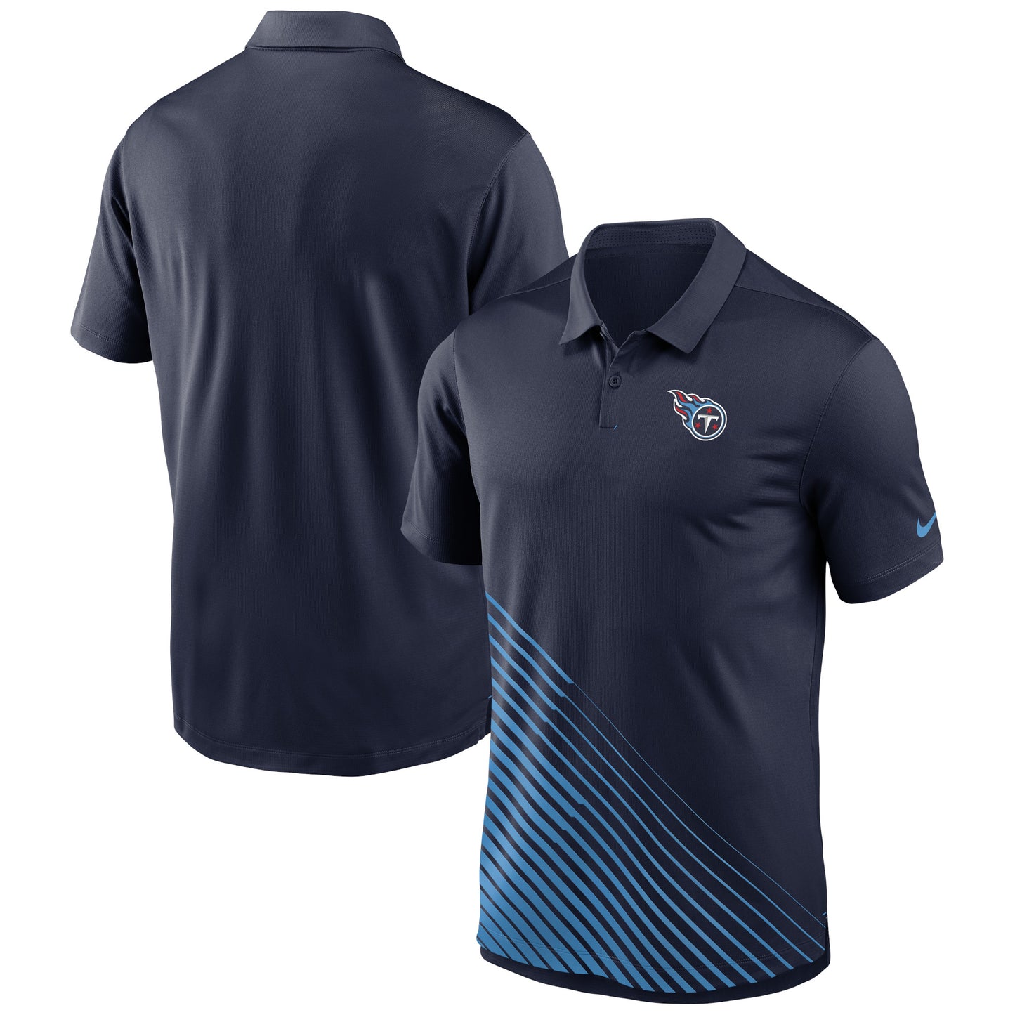 Men's Nike  Navy Tennessee Titans Vapor Performance Polo