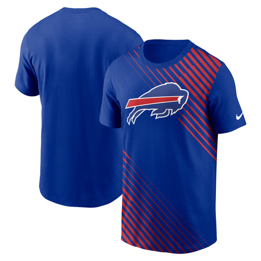 Men's Nike  Royal Buffalo Bills Yard Line Fashion Asbury T-Shirt