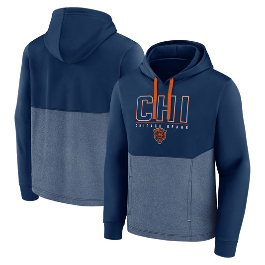 Men's Fanatics  Navy Chicago Bears Successful Pullover Hoodie