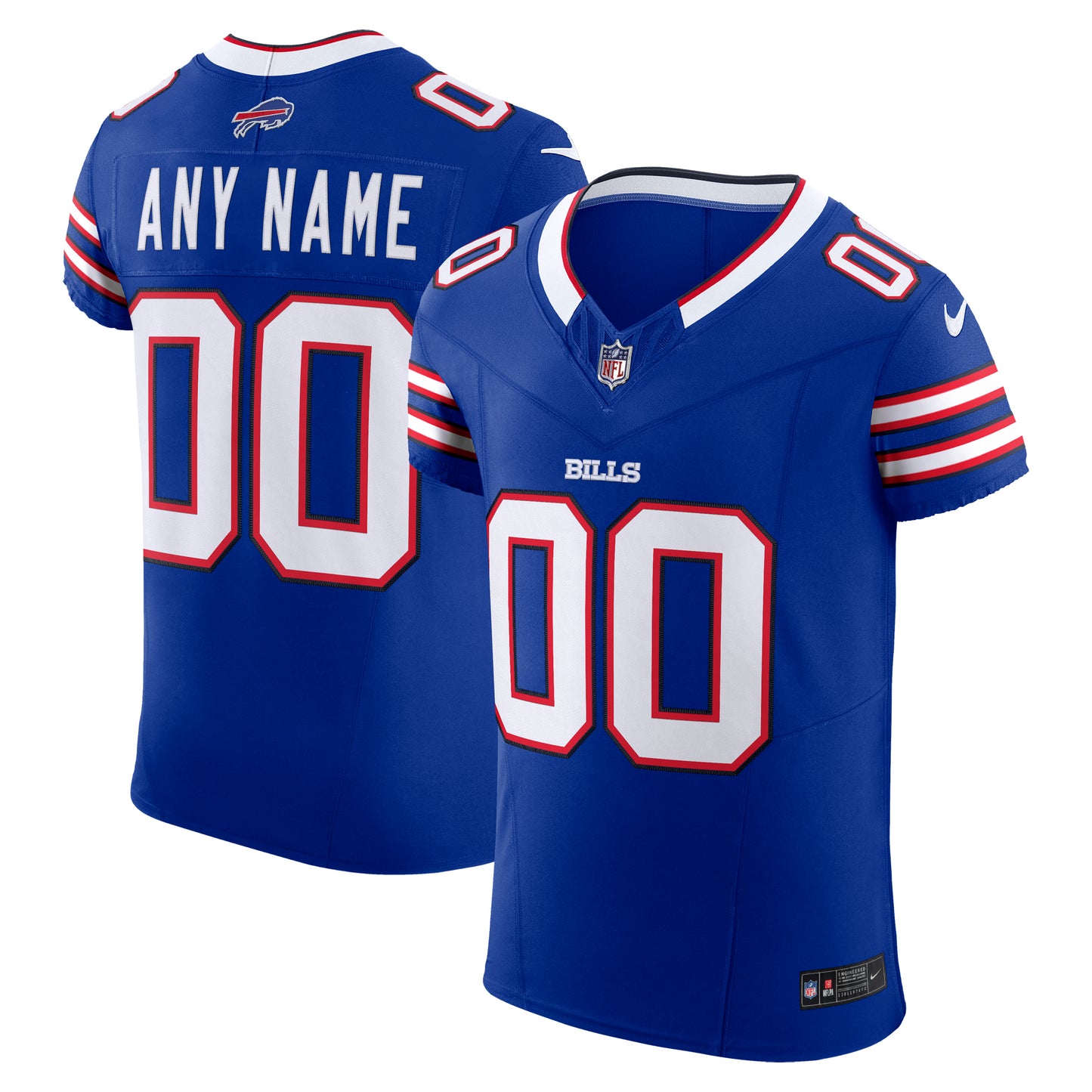 Men's Nike Royal Buffalo Bills Vapor F.U.S.E. Elite Custom Jersey