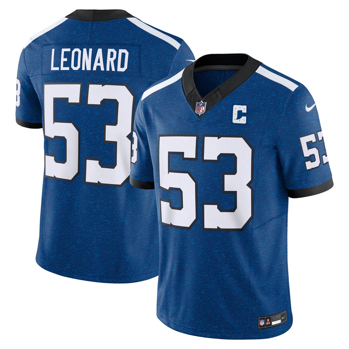 Men's Nike Shaquille Leonard Blue Indianapolis Colts Vapor F.U.S.E. Limited Jersey