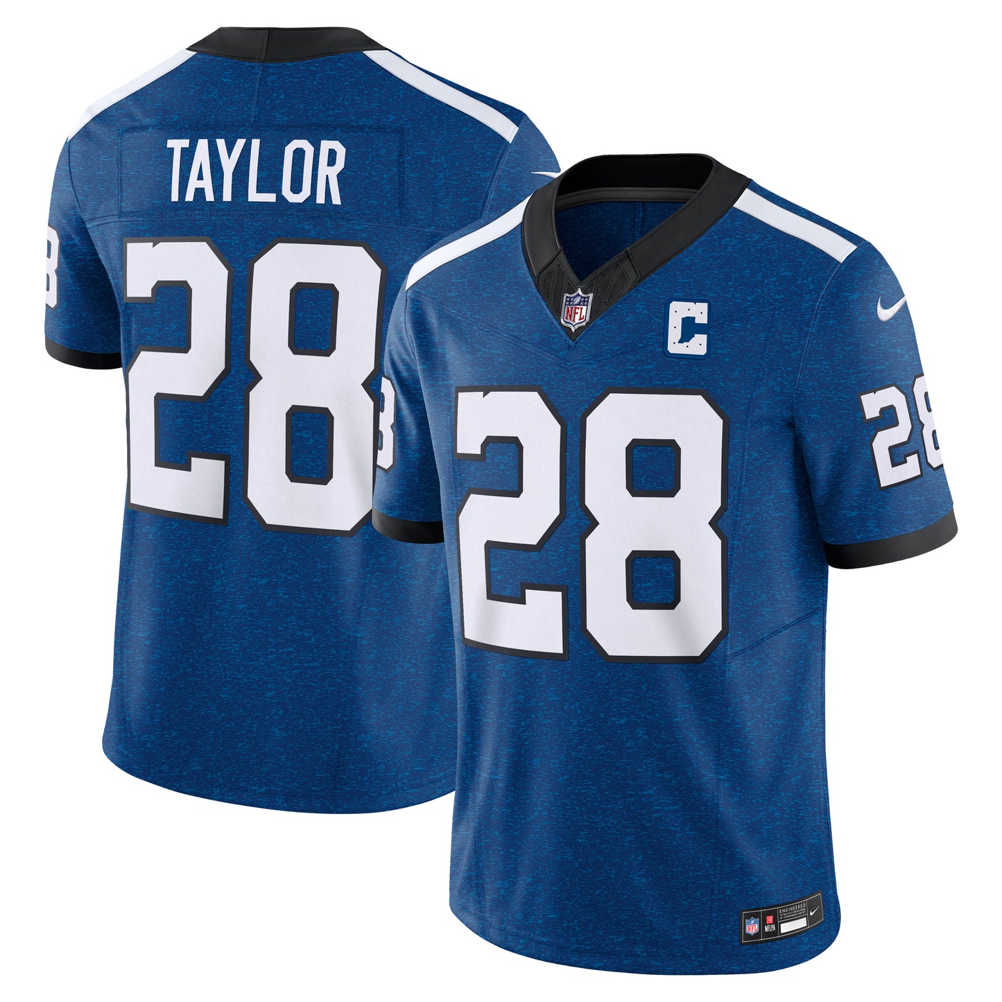 Men's Nike Jonathan Taylor Blue Indianapolis Colts Vapor F.U.S.E. Limited Jersey