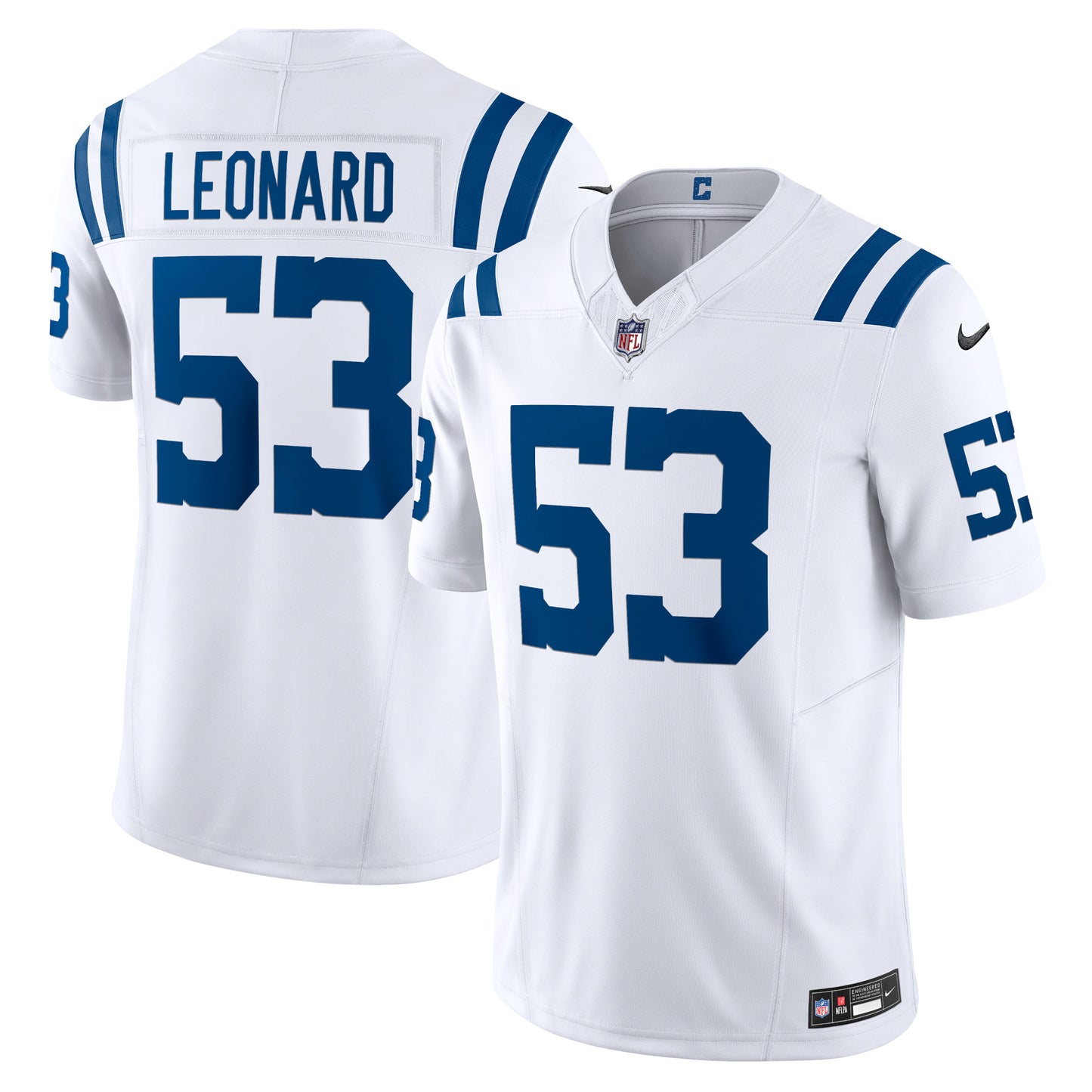 Men's Nike Shaquille Leonard White Indianapolis Colts Vapor F.U.S.E. Limited Jersey