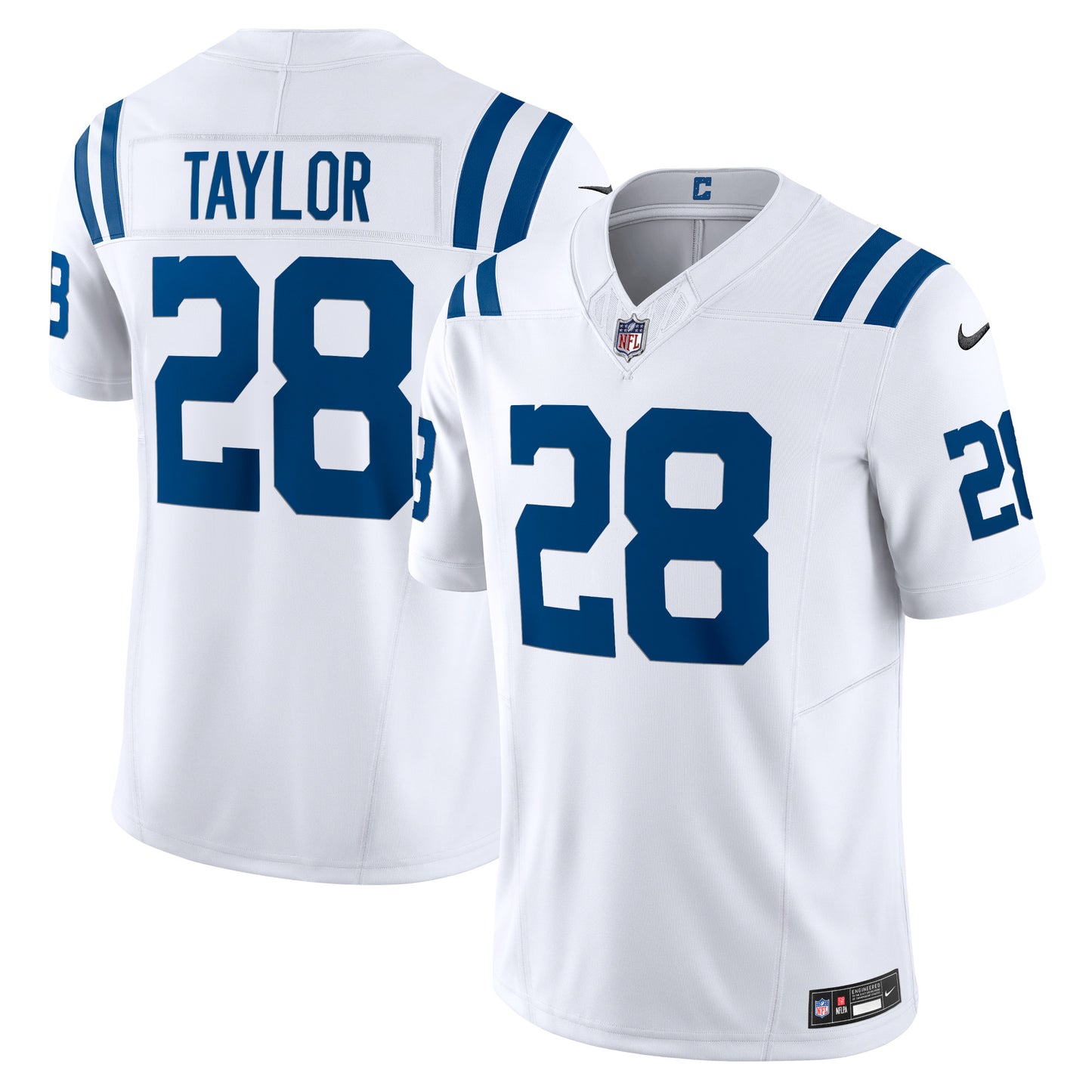 Men's Nike Jonathan Taylor White Indianapolis Colts Vapor F.U.S.E. Limited Jersey