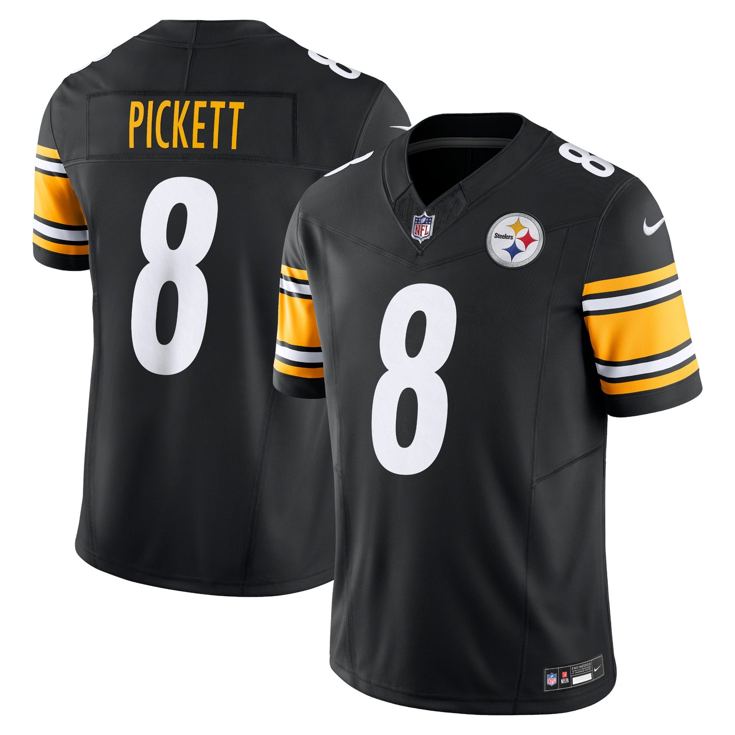 Men's Nike Kenny Pickett Black Pittsburgh Steelers Vapor F.U.S.E. Limited Jersey