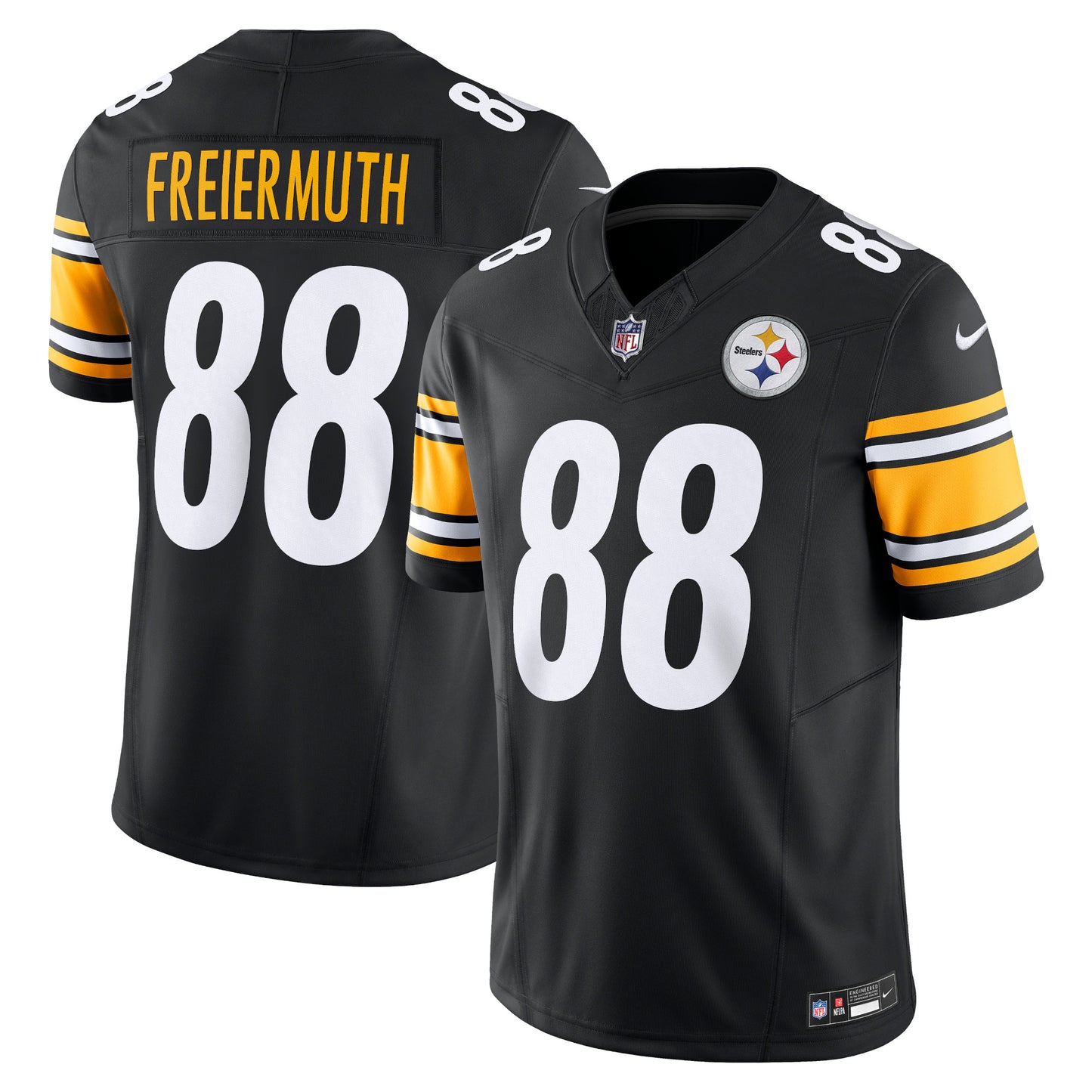 Men's Nike Pat Freiermuth Black Pittsburgh Steelers Vapor F.U.S.E. Limited Jersey