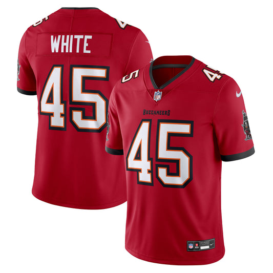 Men's Nike Devin White Red Tampa Bay Buccaneers  Vapor Untouchable Limited Jersey