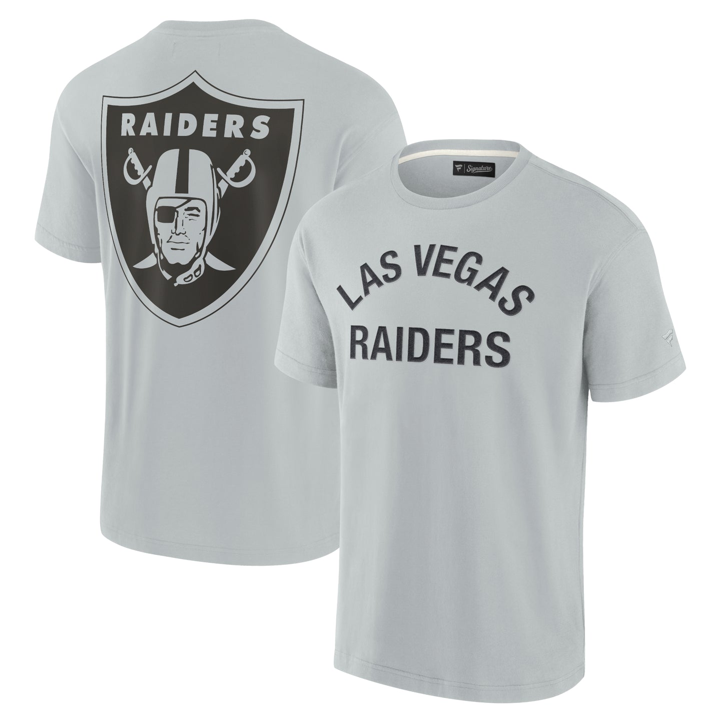 Unisex Fanatics Gray Las Vegas Raiders Elements Super Soft Short Sleeve T-Shirt