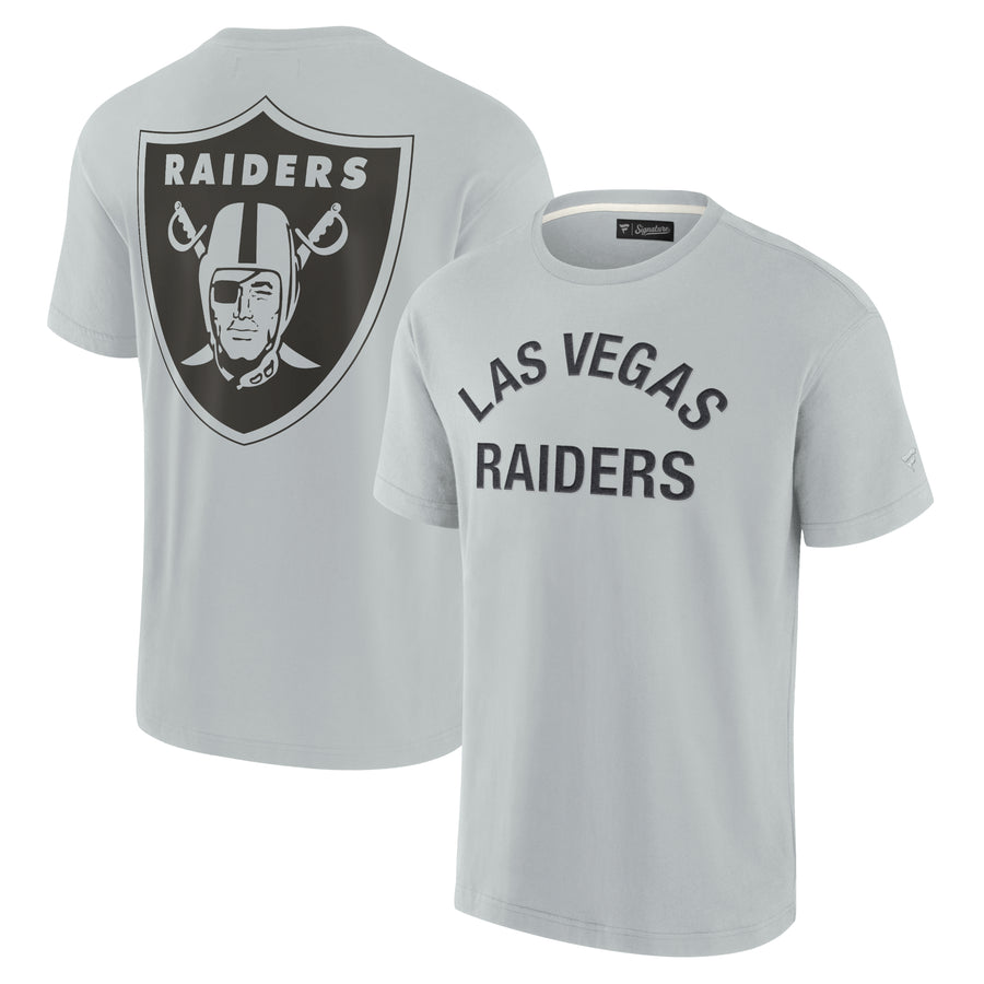 Unisex Fanatics Gray Las Vegas Raiders Elements Super Soft Short Sleeve T-Shirt