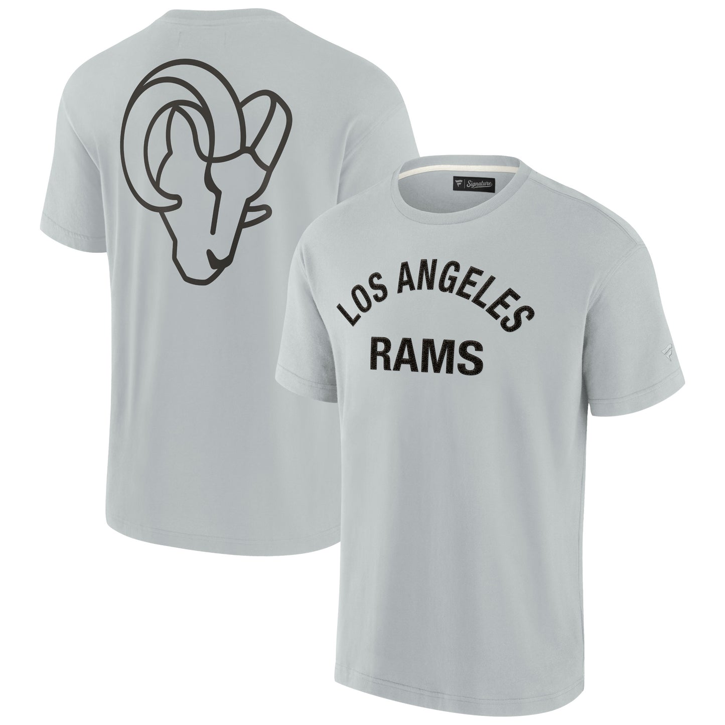 Unisex Fanatics Gray Los Angeles Rams Elements Super Soft Short Sleeve T-Shirt