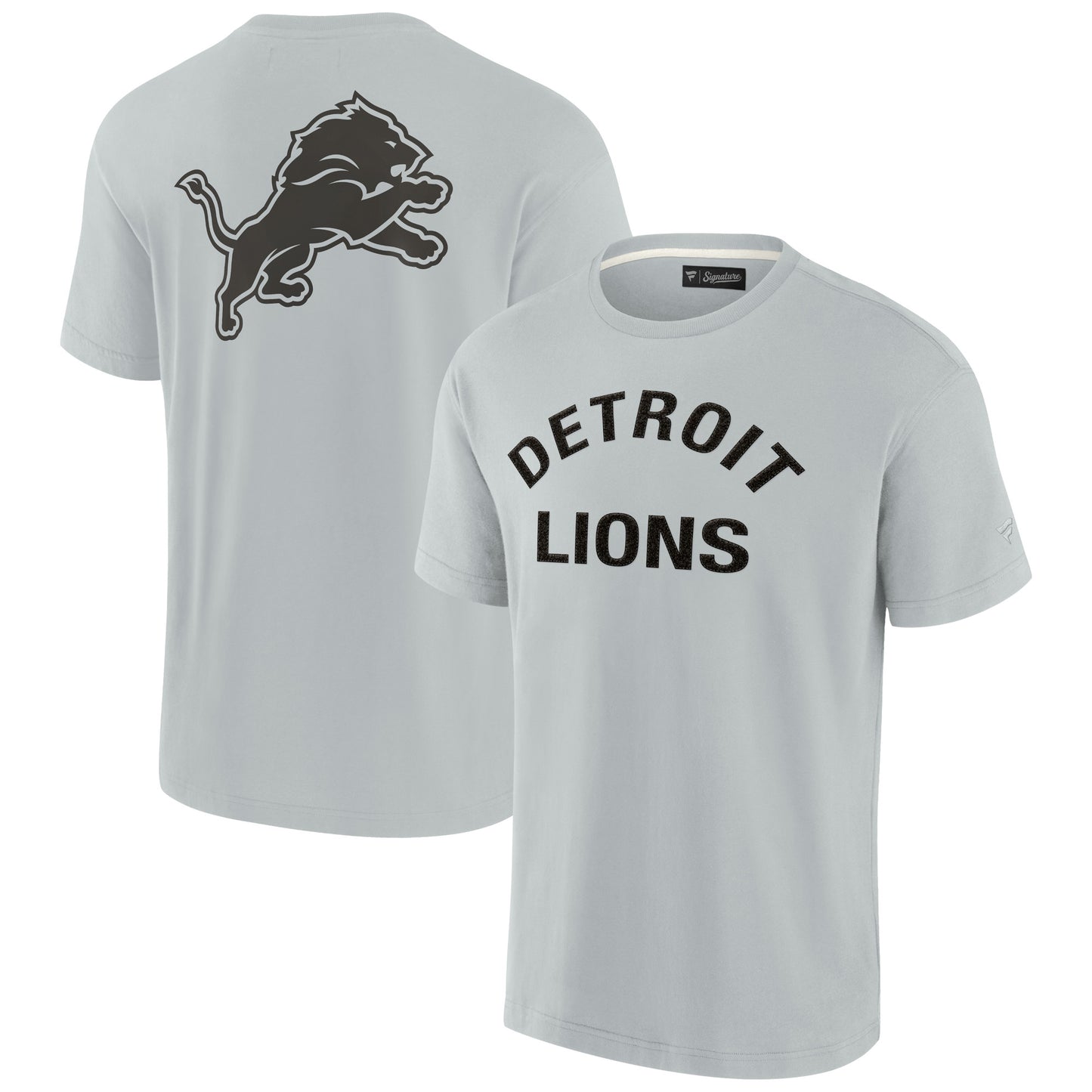 Unisex Fanatics Gray Detroit Lions Elements Super Soft Short Sleeve T-Shirt