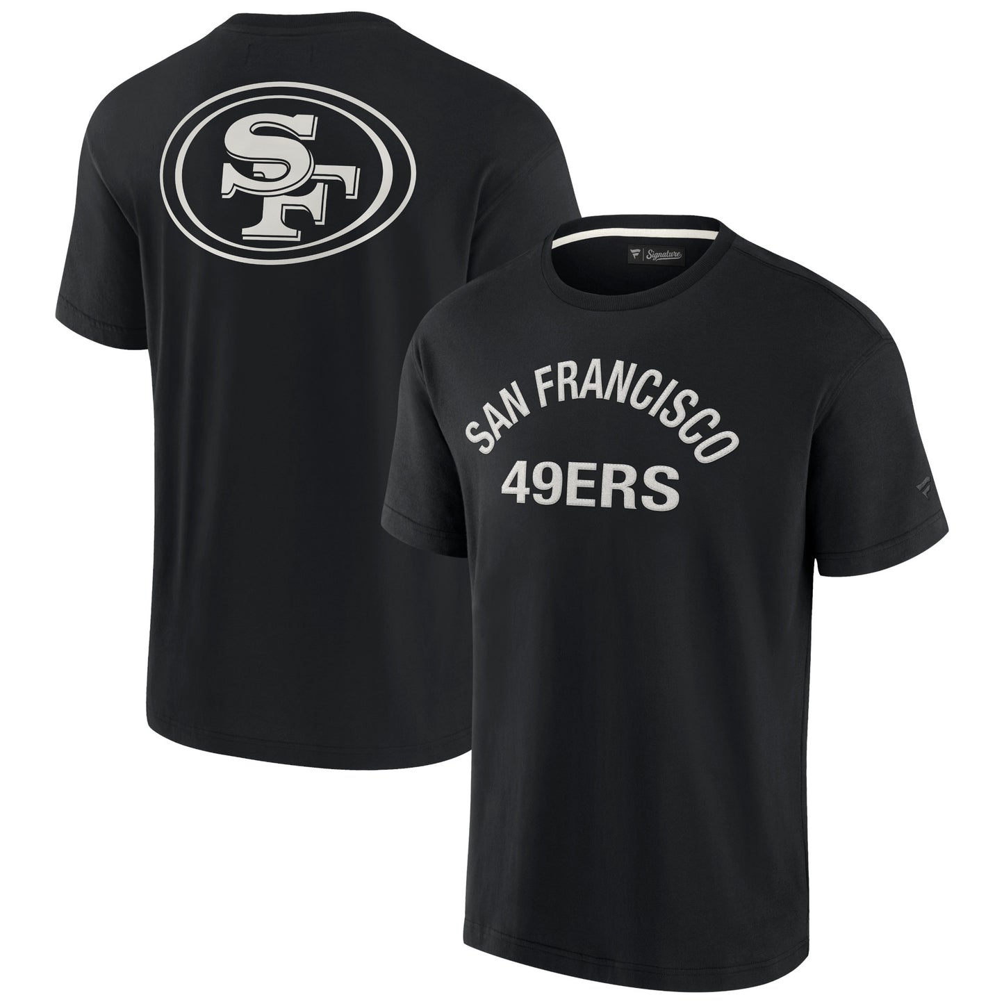 Unisex Fanatics Black San Francisco 49ers Elements Super Soft Short Sleeve T-Shirt