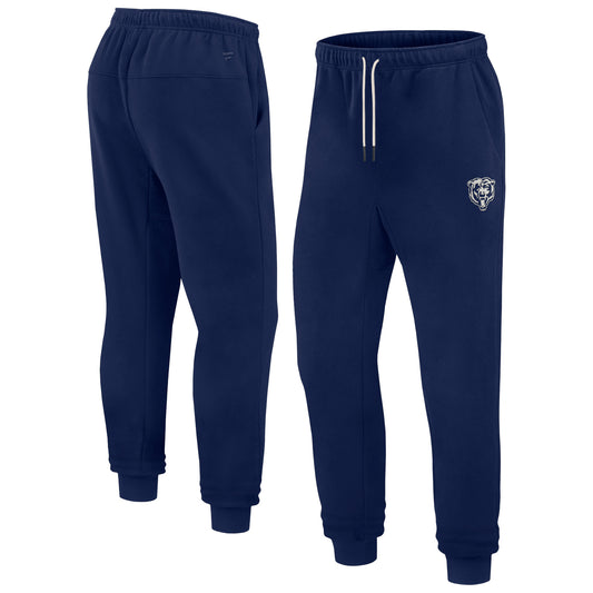 Unisex Fanatics Navy Chicago Bears Elements Super Soft Fleece Jogger