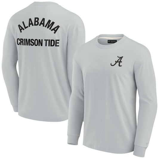 Unisex Fanatics Gray Alabama Crimson Tide Elements Super Soft Long Sleeve T-Shirt